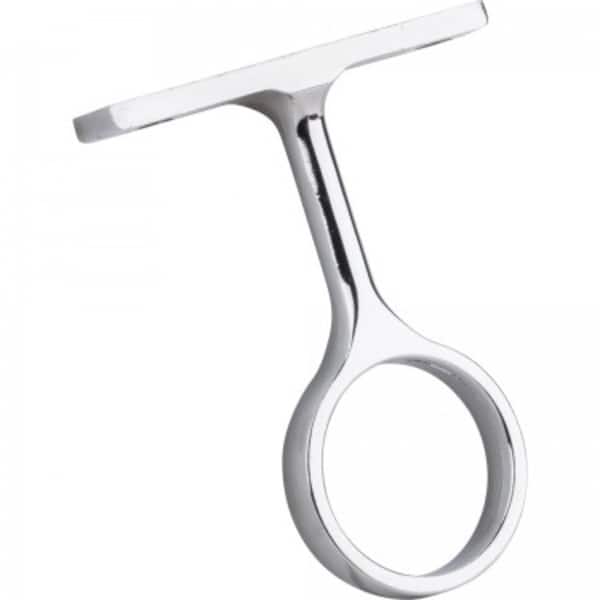 slide 1 of 1, Hardware Resources Center Closet Rod Support Bracket for 1-1/16 Inch Chrome