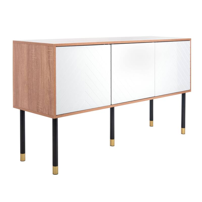 SAFAVIEH Oakley Mid-Century Modern Media 55" TV Stand - 55.1" W x 15.8" L x 29.5" H