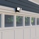 preview thumbnail 9 of 15, VAXCEL 2-Head Black Motion Sensor Dusk to Dawn Outdoor Security Flood Light with GFCI Outlet , Adjustable LED Heads