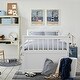preview thumbnail 29 of 34, Costway Twin Captain's Bed Bunk Bed Alternative w/ Trundle & Drawers