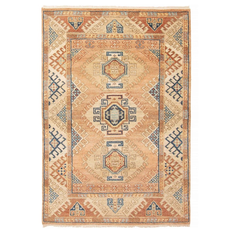 ECARPETGALLERY Hand-knotted Jules Serapi Copper Wool Rug - 5'4 x 7'10 - Copper - 5'4 x 7'10