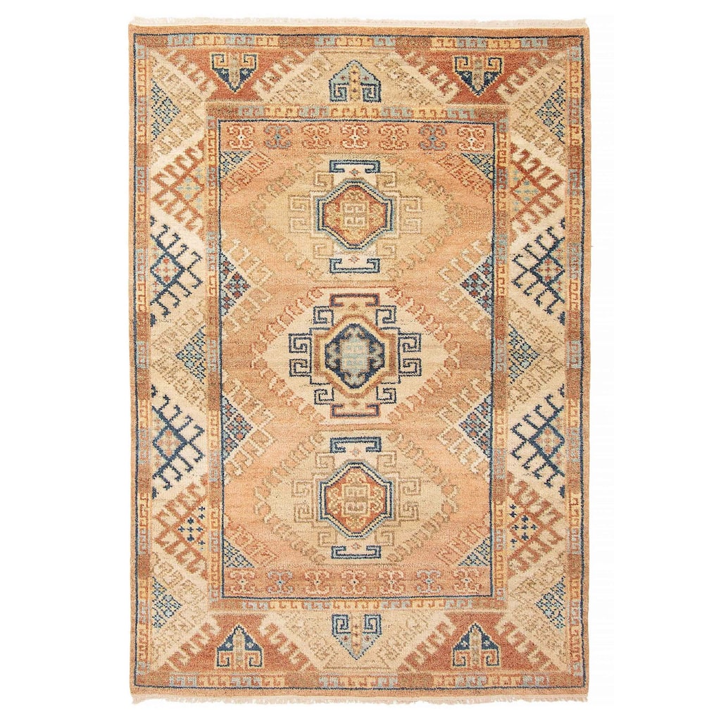 ECARPETGALLERY Hand-knotted Jules Serapi Copper Wool Rug - 5'4 x 7'10
