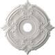 3 1/2" Inside Diameter - Attica Thermoformed PVC Ceiling Medallion - 19" Outside Diameter - UltraCover Satin Blossom White