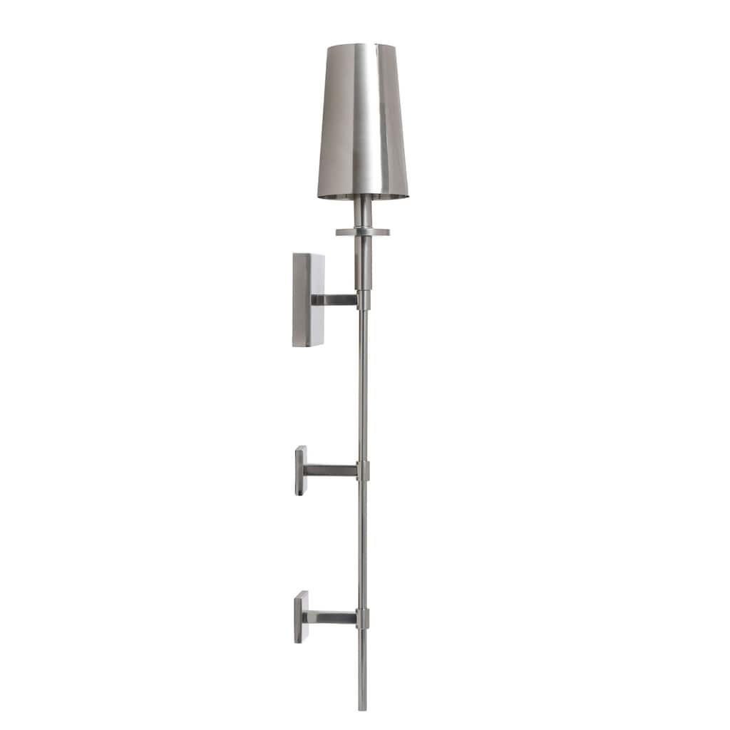 Harp & Finial Palta Sconce - Polished Nickel