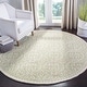 preview thumbnail 59 of 121, SAFAVIEH Handmade Cambridge Myrtis Moroccan Wool Rug 4' x 4' Round - Light Green/Ivory