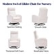 preview thumbnail 15 of 23, HOMYKA Swivel Glider Rocker Accent Chair for Nursery with Side Pocket Set of 2