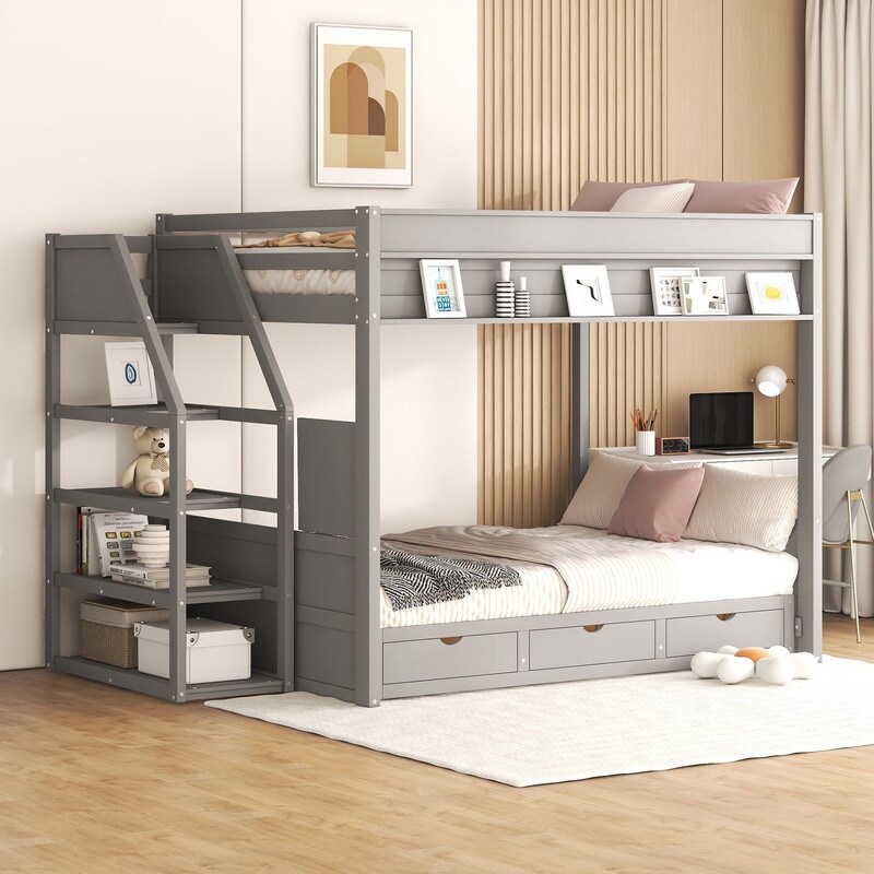 Full over hot sale futon bunk bed