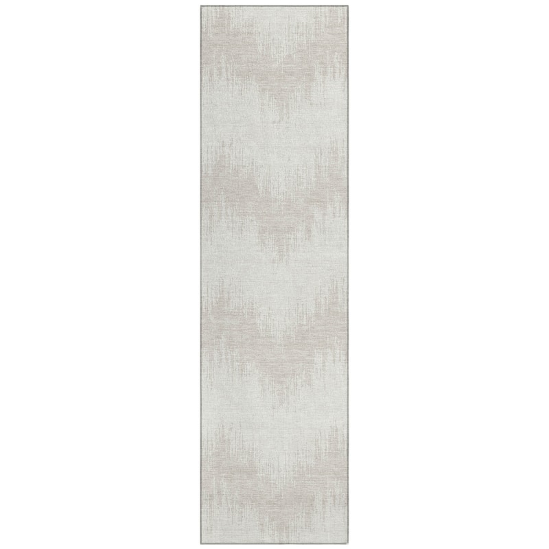 Machine Washable Indoor/ Outdoor Chantille Modern Chevron Rug