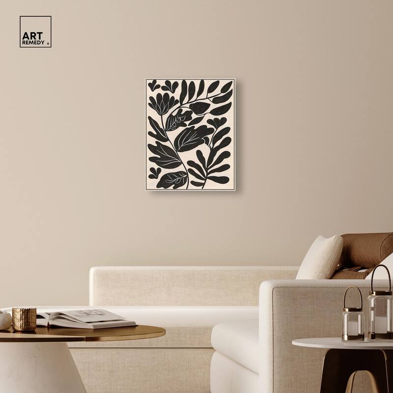 Ebony Eden Essence I Canvas by Art Remedy