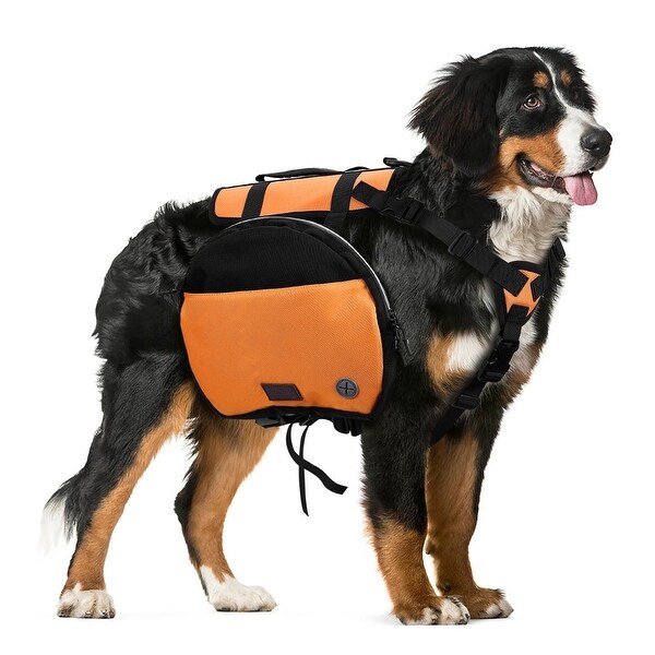 Large Size Dog Backpack with Adjustable Strap Waterproof Dog