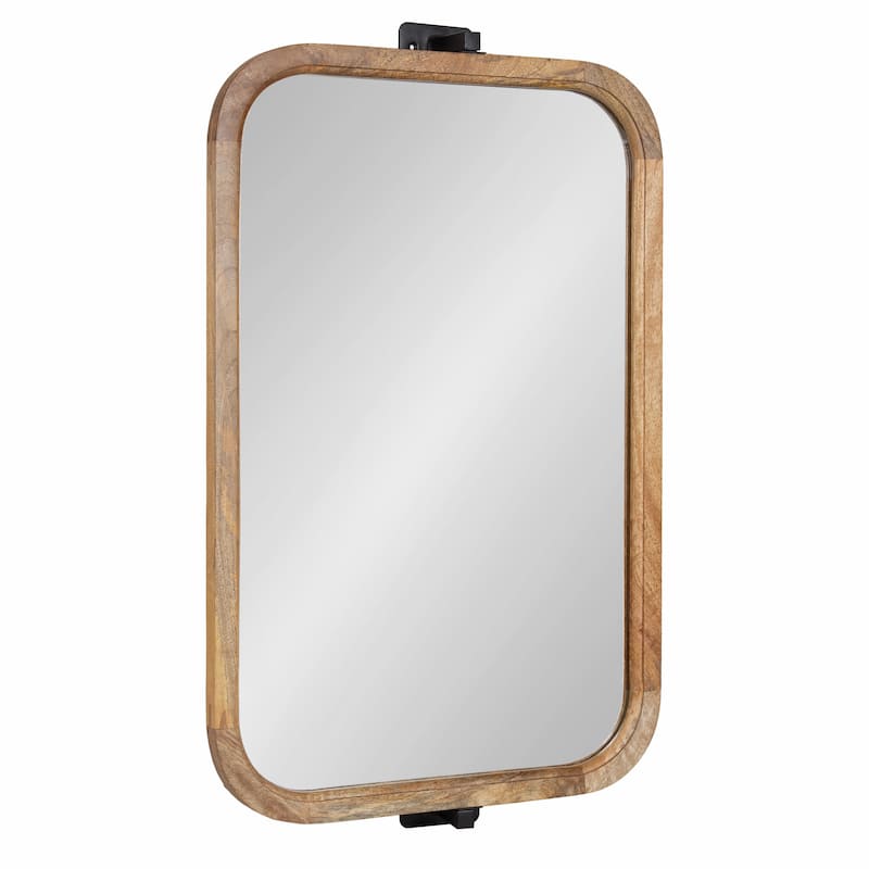 Kate and Laurel Hogan Pivot Wall Mirror - 20x30 - Natural