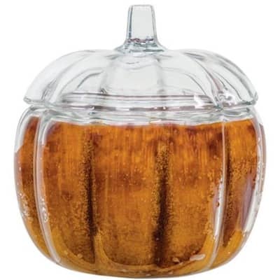 60oz Pumpkin Jar Candle with Maple Pumpkin Donut Scent and 4 Wicks 190 Hr Burn Time - 7"H x 6.50"W x 6.50"D