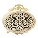 preview thumbnail 18 of 28, Decorative Pewter Mantel Clock