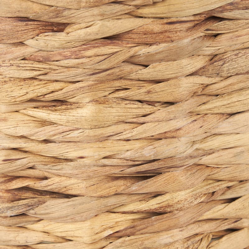 Tamuz Brown Seagrass Round Baskets (Set of 2)