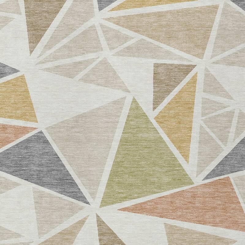 HomeRoots Geometric Transitional Rectangle Outdoor Rug