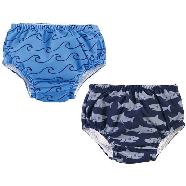 slide 1 of 1, Hudson Baby Toddler Boy Swim Diapers, Sharks 3T - Sharks