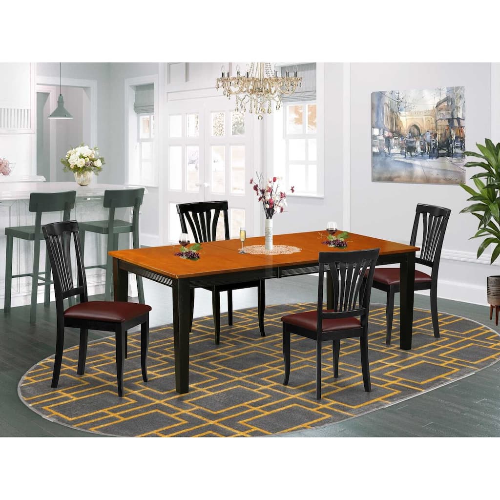 African Adventure Dinette Set - Table & 8 Chairs - Kitchen Dining Room Furniture
