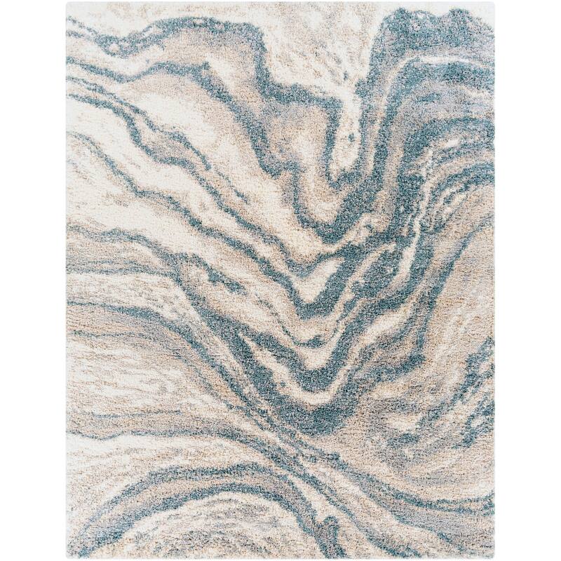 Livabliss Transitional Eskimo Shag Abstract Area Rug
