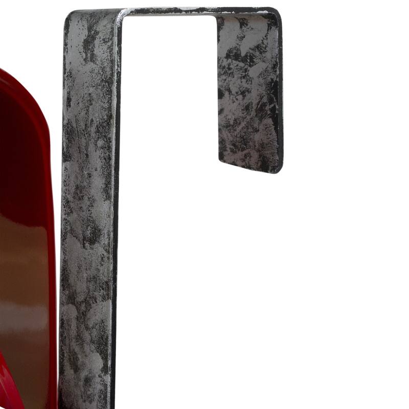 21.25" Red and Blue Christmas Wreath Hanger