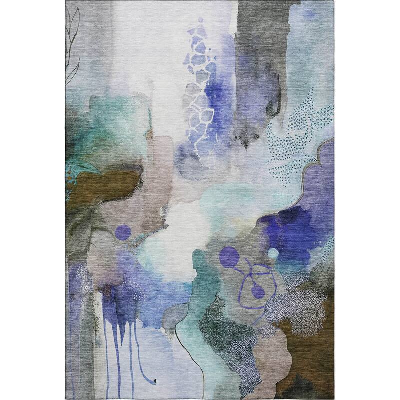 Premium Washable Super Soft Abstract Contemporary Mayfield Rug