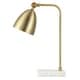 preview thumbnail 4 of 6, Getledel 20-inch Adjustable Gold Desk Lamp with Marble Base