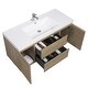 preview thumbnail 136 of 169, CASAINC Floating Bathroom Vanity with Resin Top Basin and Soft Closing Drawers