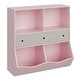 preview thumbnail 9 of 19, Kids Bookcase and Bookshelf with Cubby Cabinet and Drawers