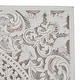 preview thumbnail 5 of 12, Brown or White Wooden Handmade Intricately Carved Floral Home Wall Decor with Mandala Design (Set of 3)
