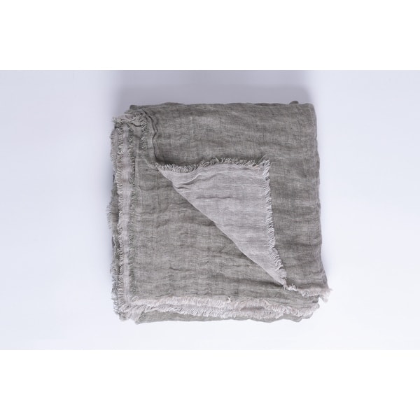 slide 2 of 8, Kenton Bedspread, Kale/Natural, Twin Kale/Natural - King