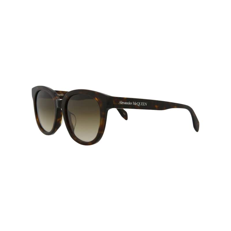 Alexander McQueen Round-Frame Acetate Sunglasses