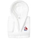 preview thumbnail 1 of 20, Sweet Kids 100% Polyester SUPER PLUSH Double Brushed Hooded Bathrobe - BOAT White - L