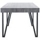 Thumbnail 18, SAFAVIEH Alyssa Mid-Century Industrial Rustic Dining Room Table - 59.1" W x 35.4" L x 29.5" H. Changes active main hero.
