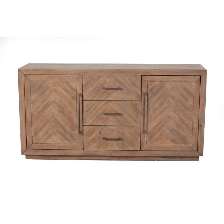 Aiden Wood Sideboard in Weathered Natural - N/A