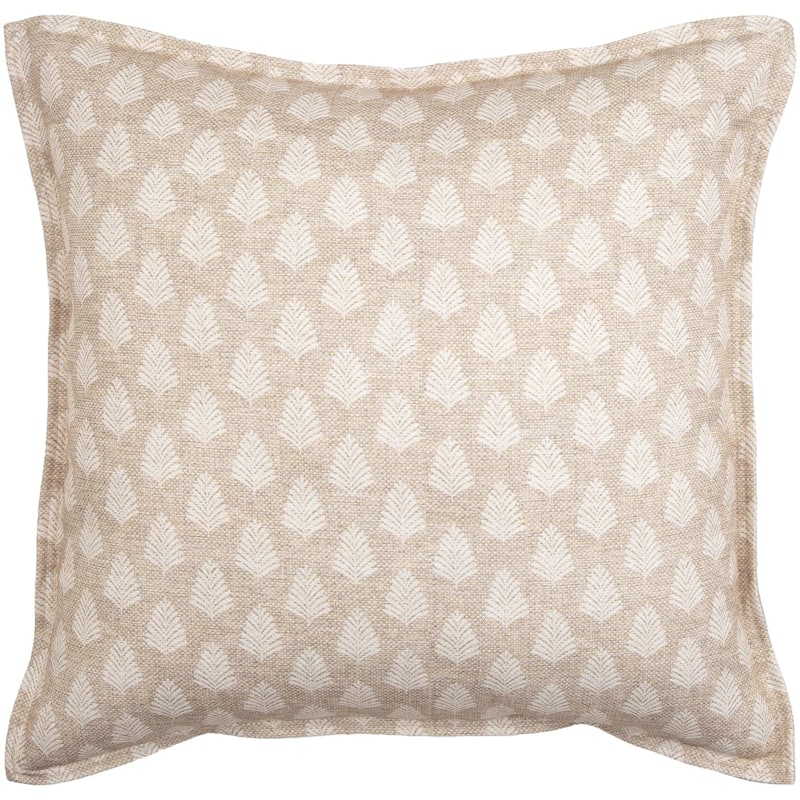 Livabliss Gardner Farmhouse Border Decorative Throw Pillow