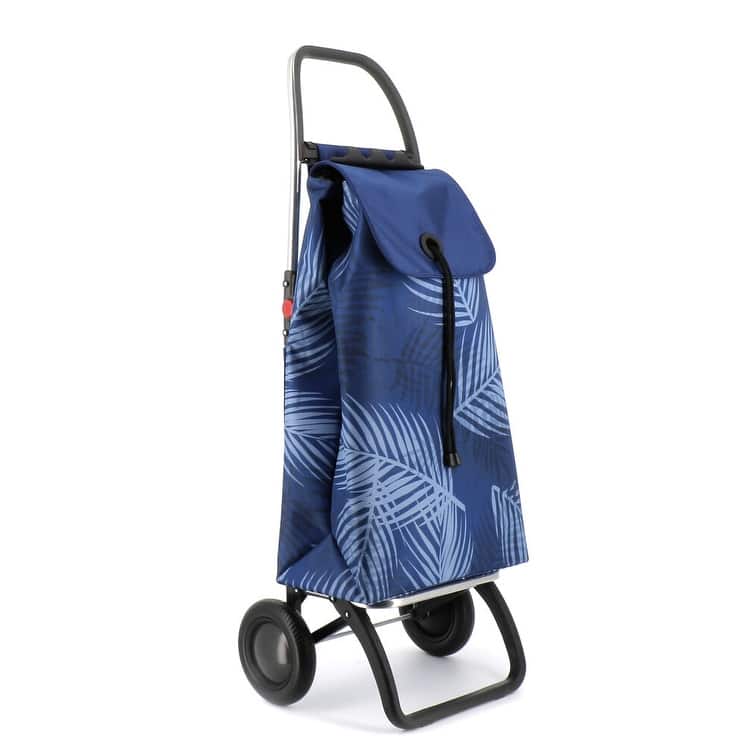 Shopping Trolley Rolser I-Max Costa Rica 2 Wheel Foldable - 16.14 in.W x 12.59 in.D x 41 in.H - Klein