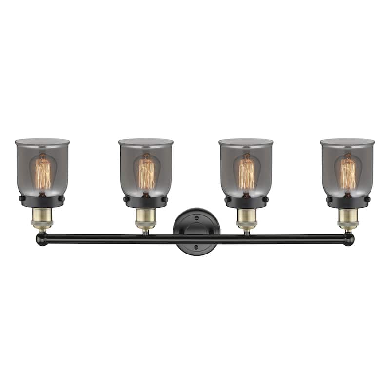 Innovations Lighting Small Bell - 4 Light 34" Bath Vanity Light