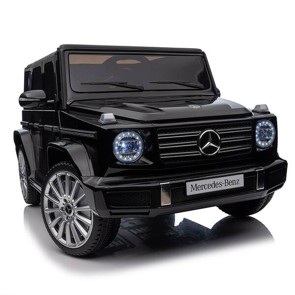 slide 2 of 80, Licensed 24V Mercedes G500 Ride-On for Kids, Remote Control, LED Lights, Adjustable Speeds, Ages 3-8