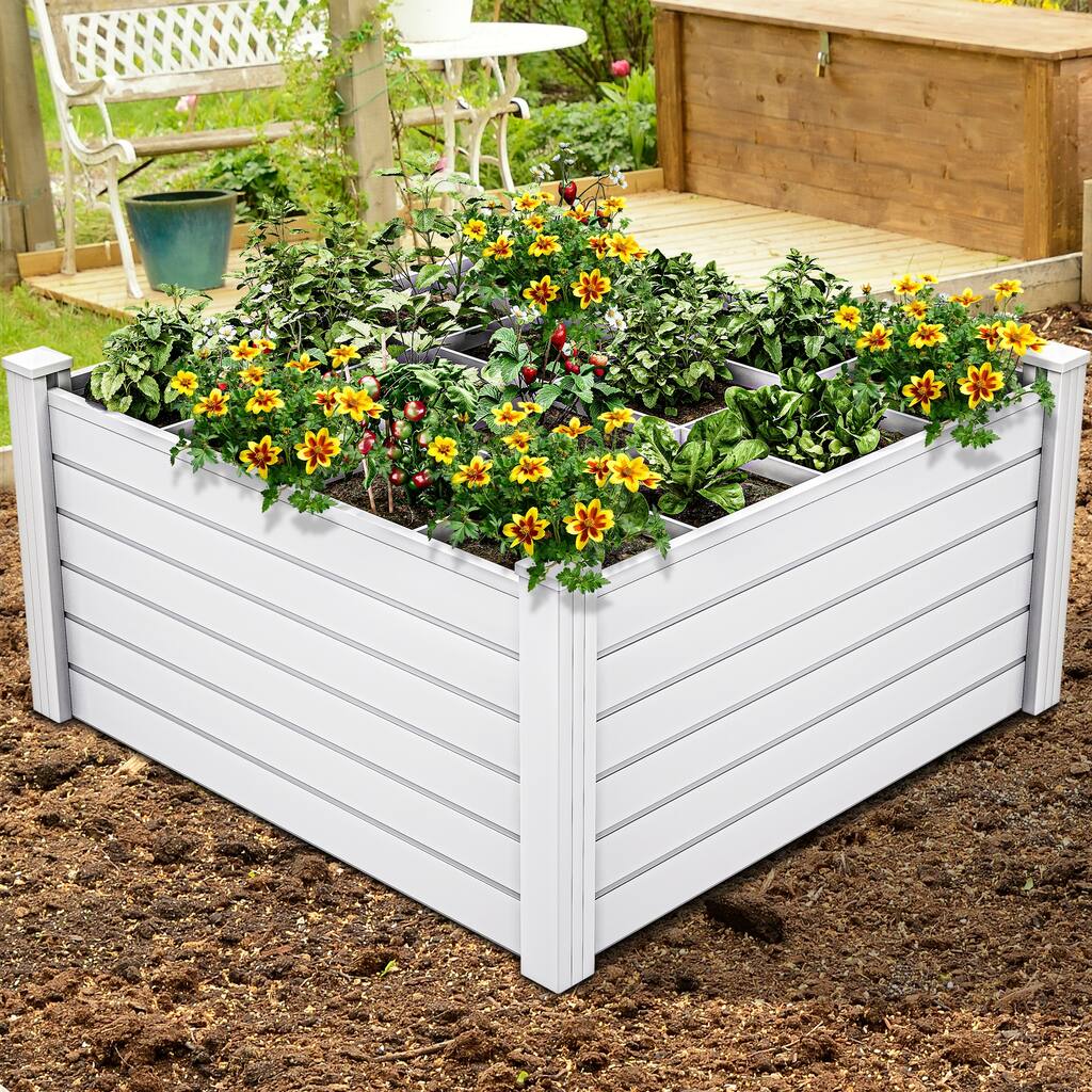 Moasis 4x4x2 FT Resin Raised Garden Bed