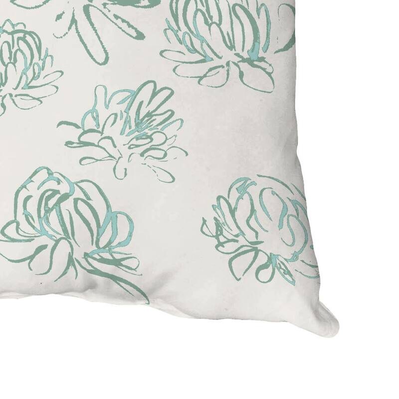 Tumbly Blossom Throw Pillow