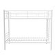 preview thumbnail 11 of 25, Sturdy Metal Twin Over Twin Bunk Bed with Ladder, High Guardrail, Splittable Design, and Storage Space, Noise Free