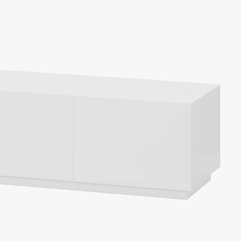 Minimalist Wood TV Stand with 4 Drawers, Modern Long Media Console for up to 100 Inch, Fully Assembled