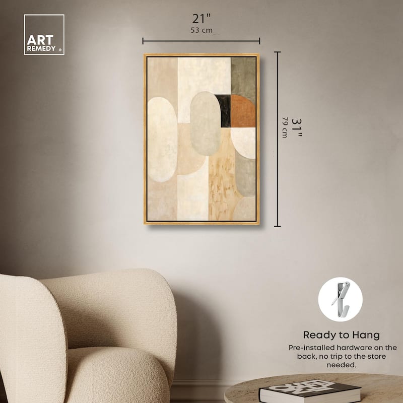 Overlapping Planes II Canvas by Art Remedy