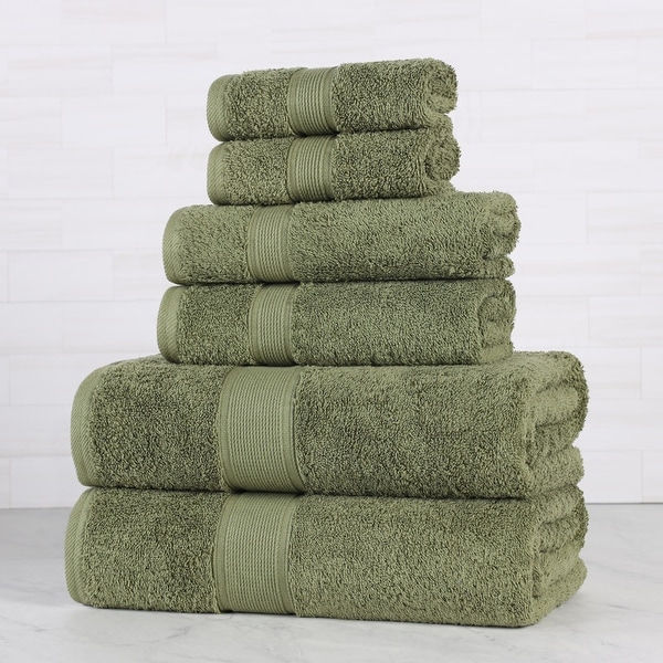 Superior Oregon Organic Cotton Solid 6-Piece Towel Set - On Sale