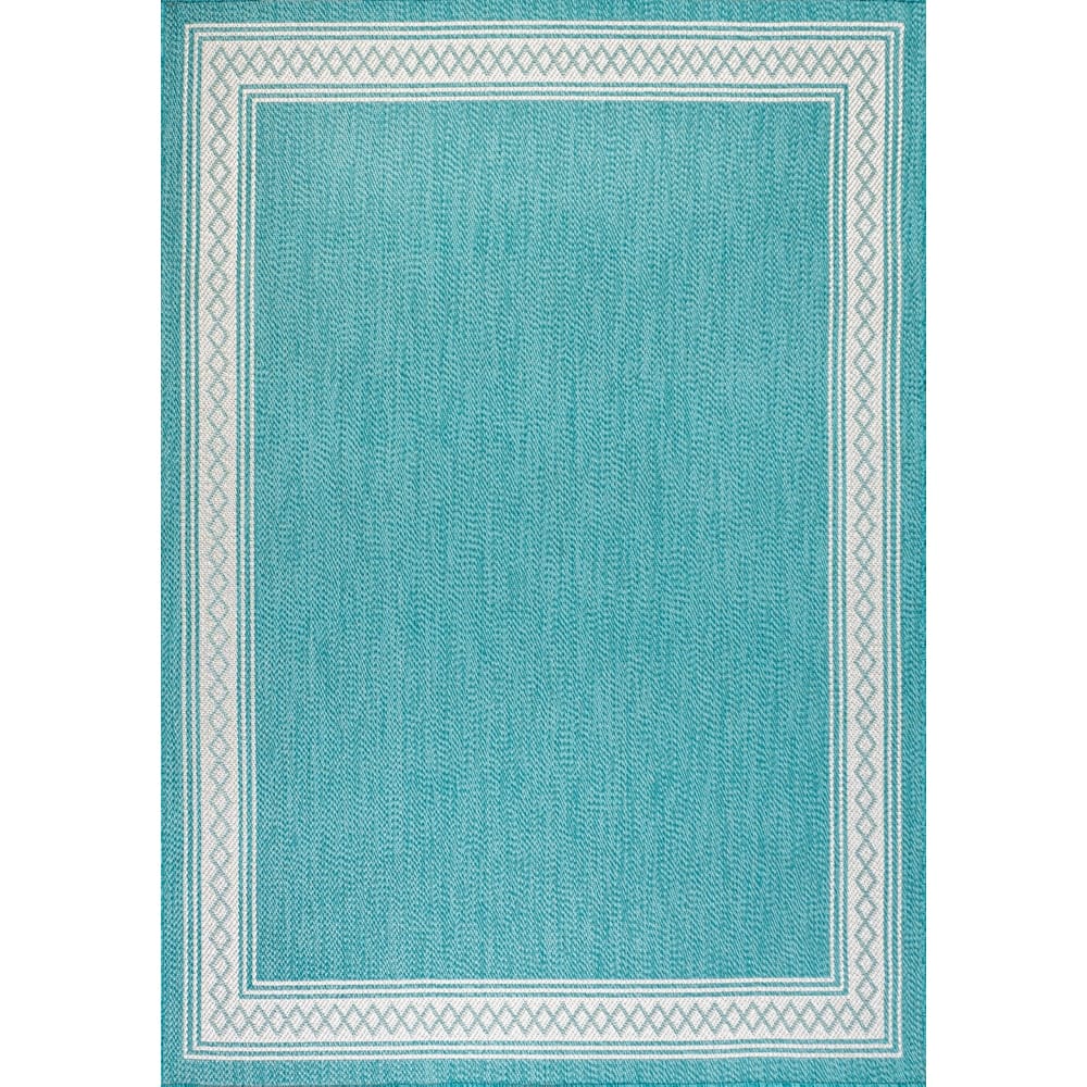 JONATHAN Y Havana Classic Diamond Border Indoor/Outdoor Area Rug
