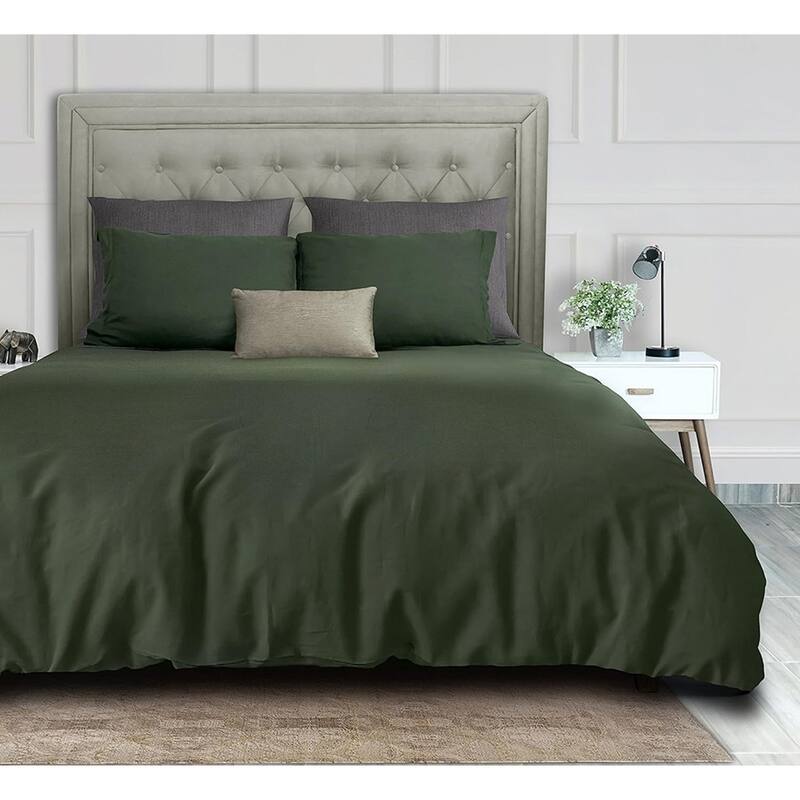 Dark Green Duvet Cover King Size, Microfiber Duvet Cover On Sale