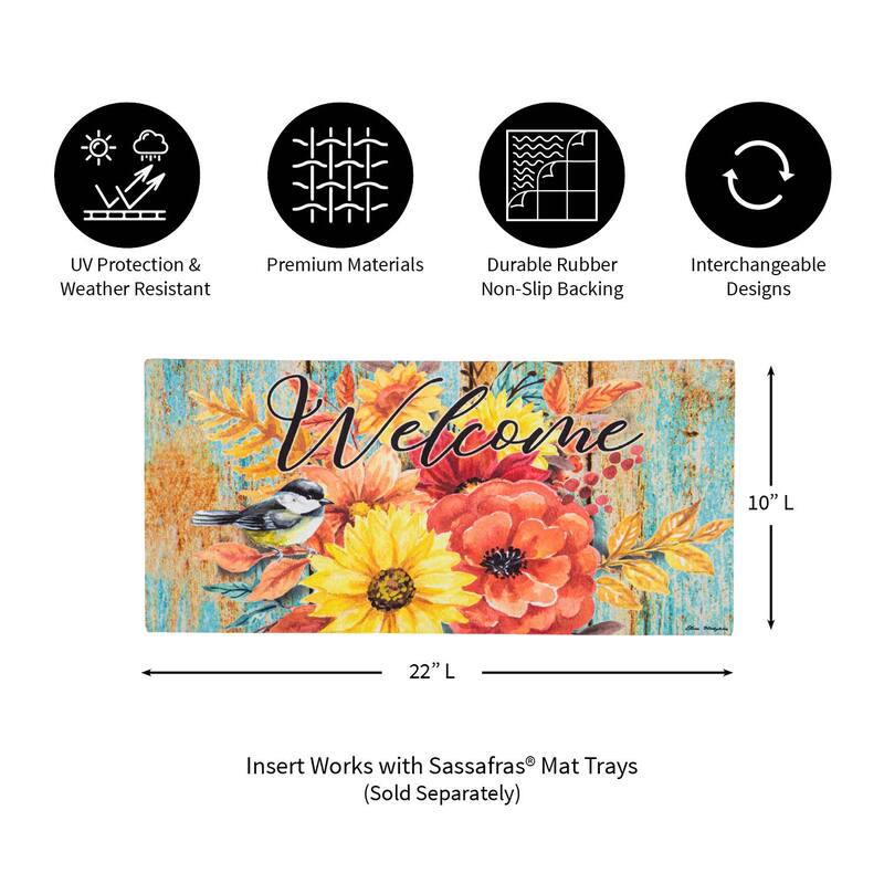 Fall Welcome Boots Sassafras Switch Mat