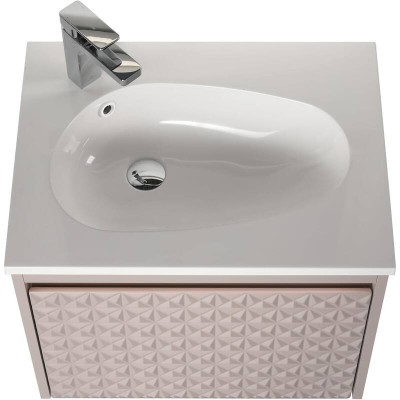 Blossom Wall Mounted Bathroom Vanity with Sink