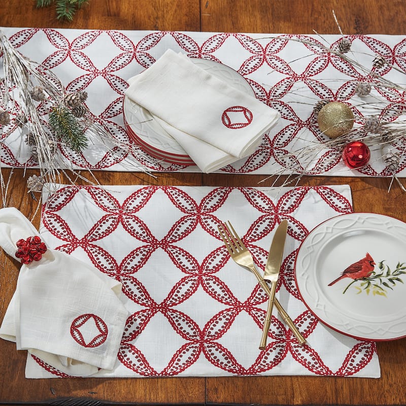 Park Designs Filagree Fret Table Runner 13X54 - 13" X 54"