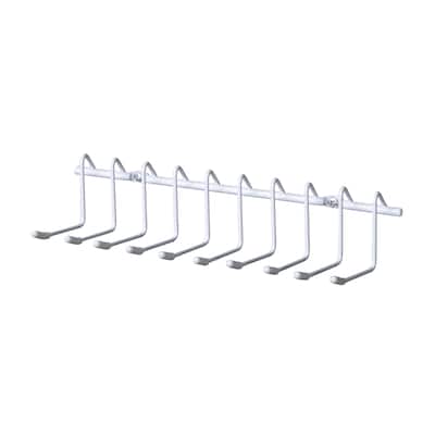 ClosetMaid 10-Hook Tie & Belt Rack Wire Shelving Accessory