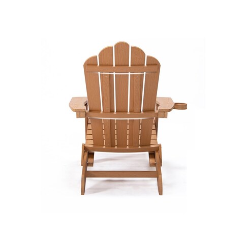 Folding Plastic Adirondack Chair Patio Chairs Lawn Chair Outdoor Chairs Whih Cupholders and Footrests